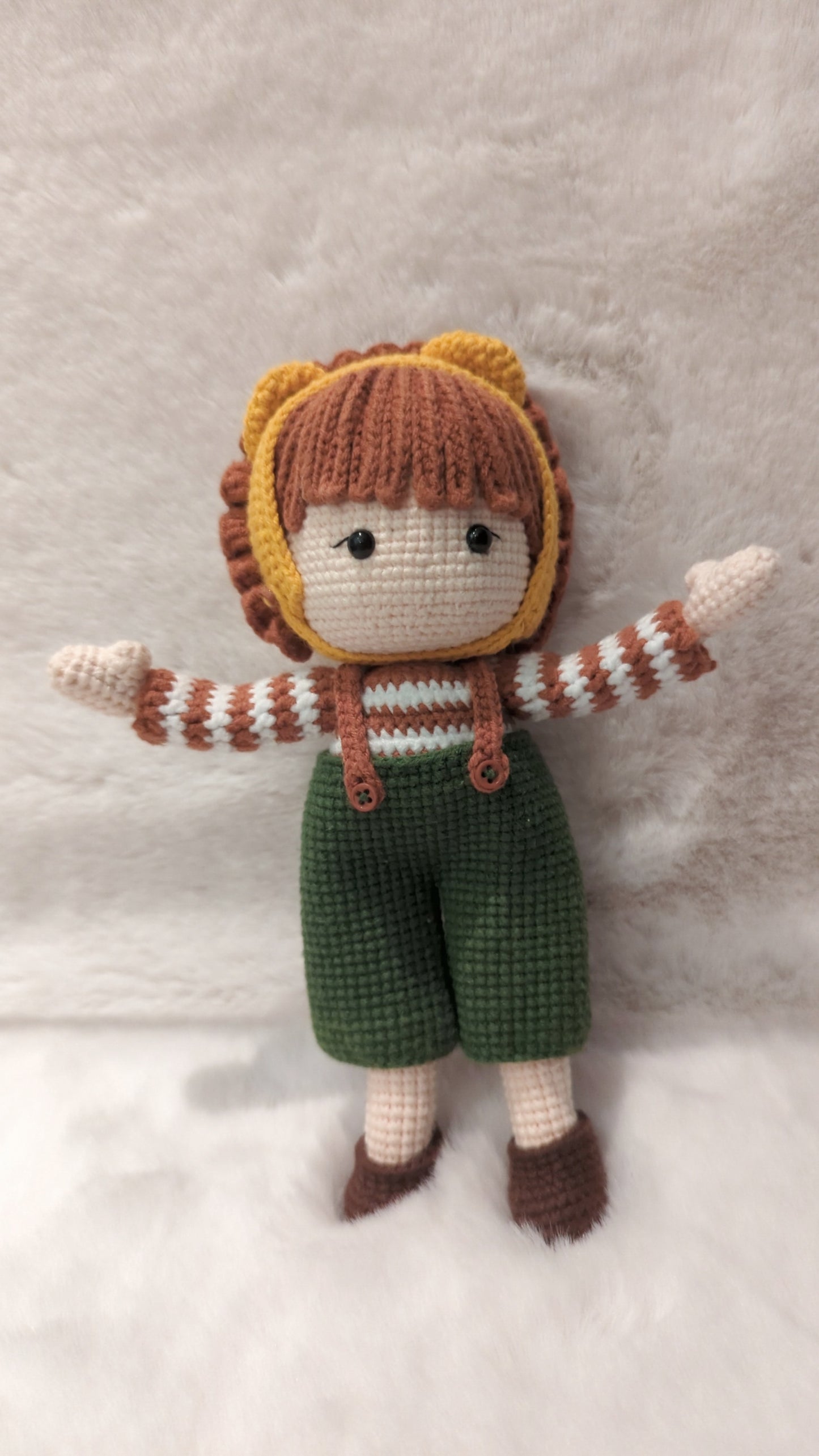 Handmade Crochet Adventure Doll