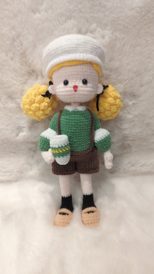 Handmade Crochet Adventure Doll