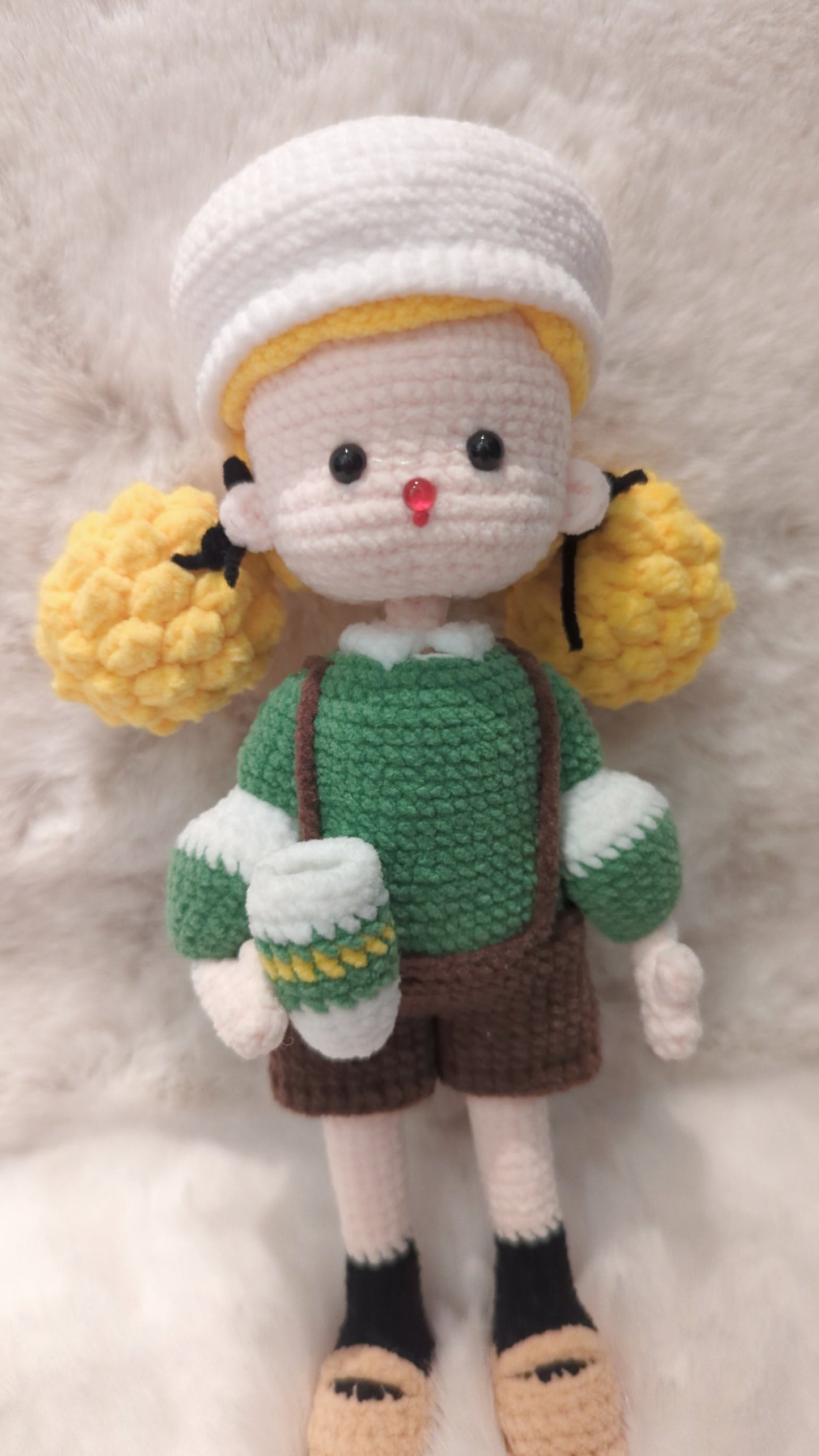 Handmade Crochet Adventure Doll