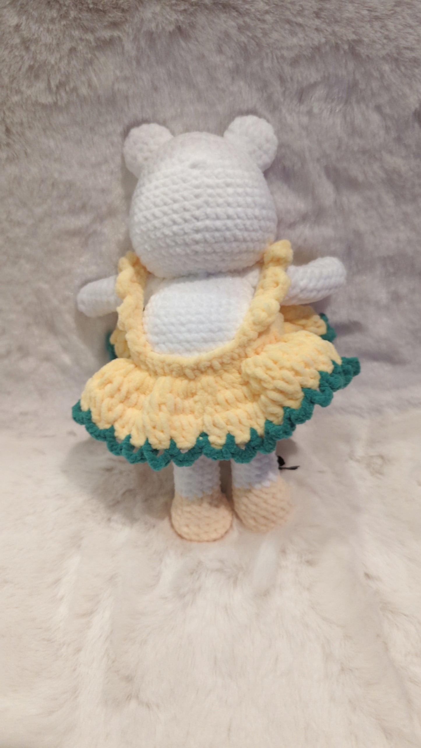 Handmade Crochet Ballet Bear