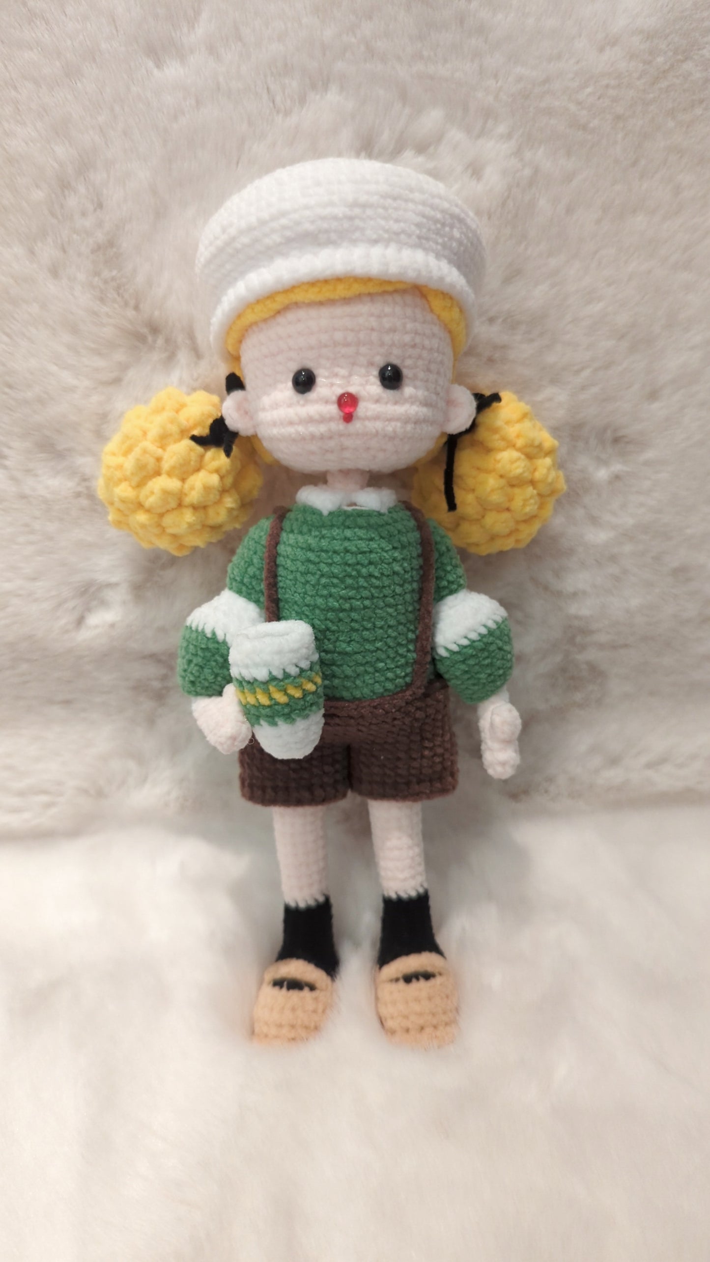 Handmade Crochet Adventure Doll
