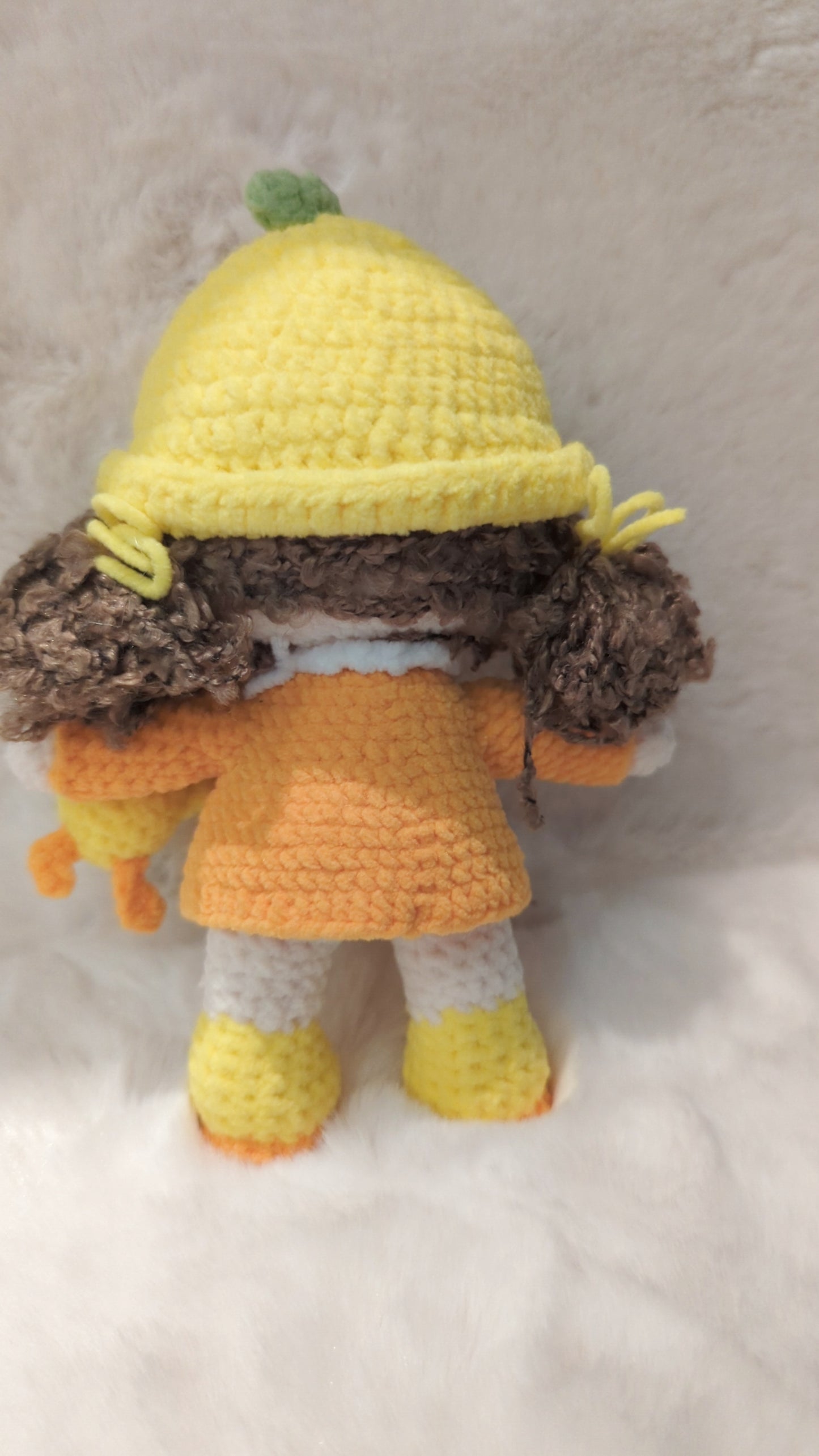 Handmade Crochet Doll with Duck Theme